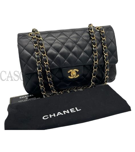 borsa chanel nera classica media|Chanel .